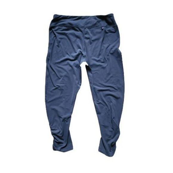 Zinni by Garnet Hill grey Capri Leggings Size medium - Picture 2 of 5